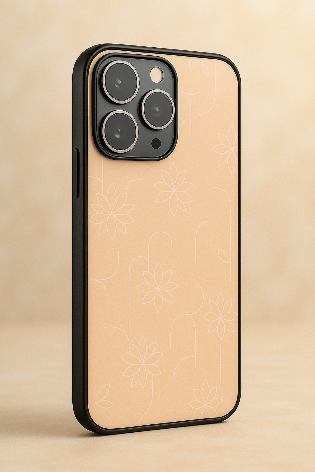 Floral Art Magic Premium Glass Back Cover For iPhone 13,14,15,16 Models | 4K Permanent Prints | Gloss Finish (Copy)