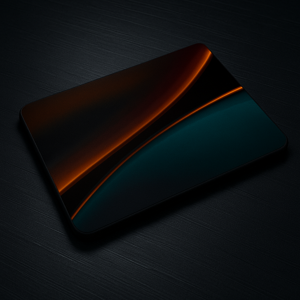 Printed Mouse Pad| Silicon Base | Abstract Lines Graphic | Available in Size - Small, Large