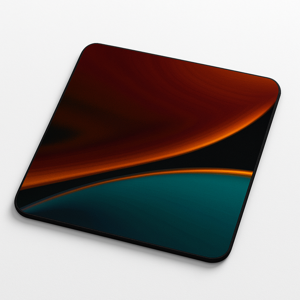 Printed Mouse Pad| Silicon Base | Abstract Lines Graphic | Available in Size - Small, Large
