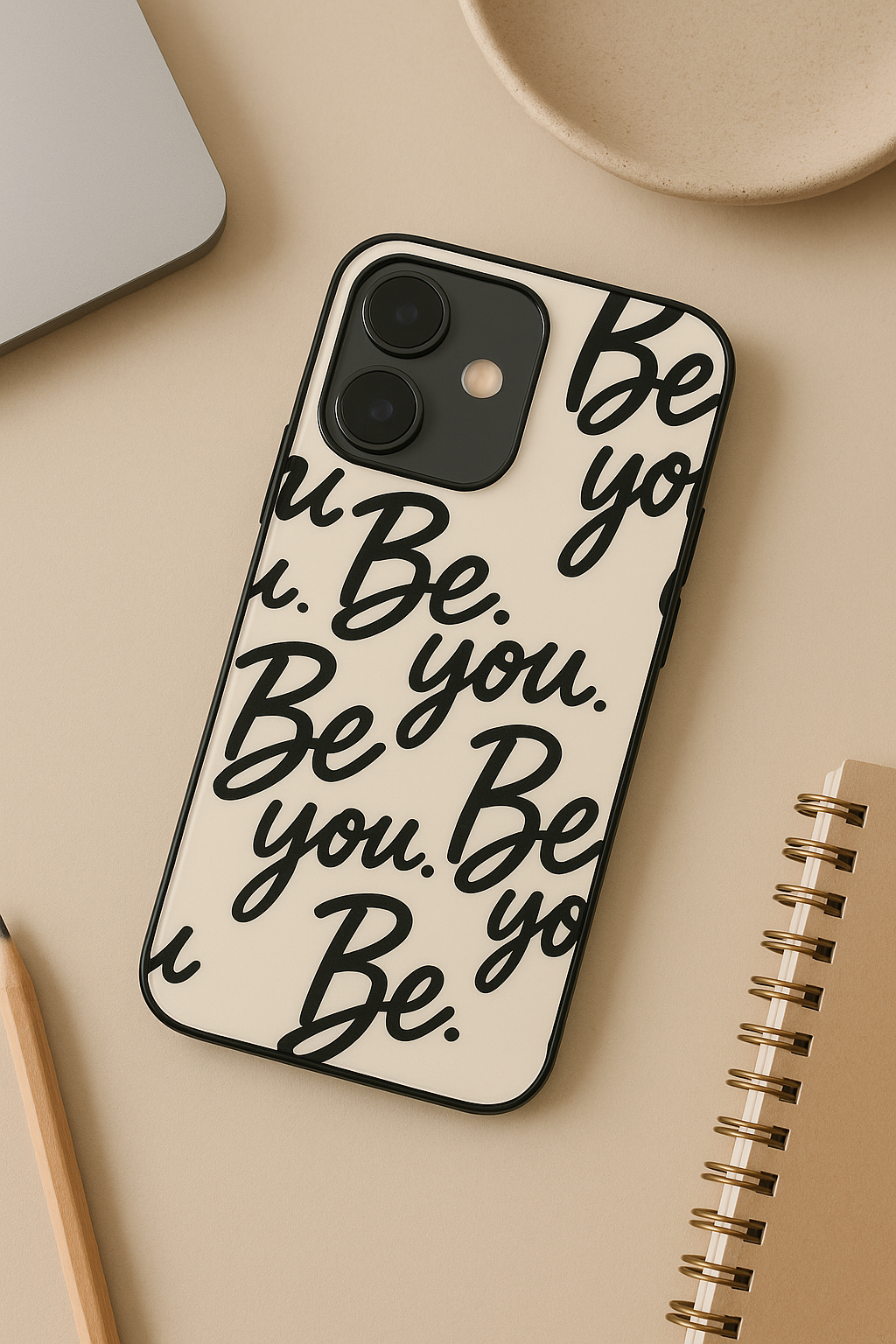 Be-You Premium Glass Back Cover For iPhone 13,14,15,16 Models | 4K Permanent Prints | Gloss Finish