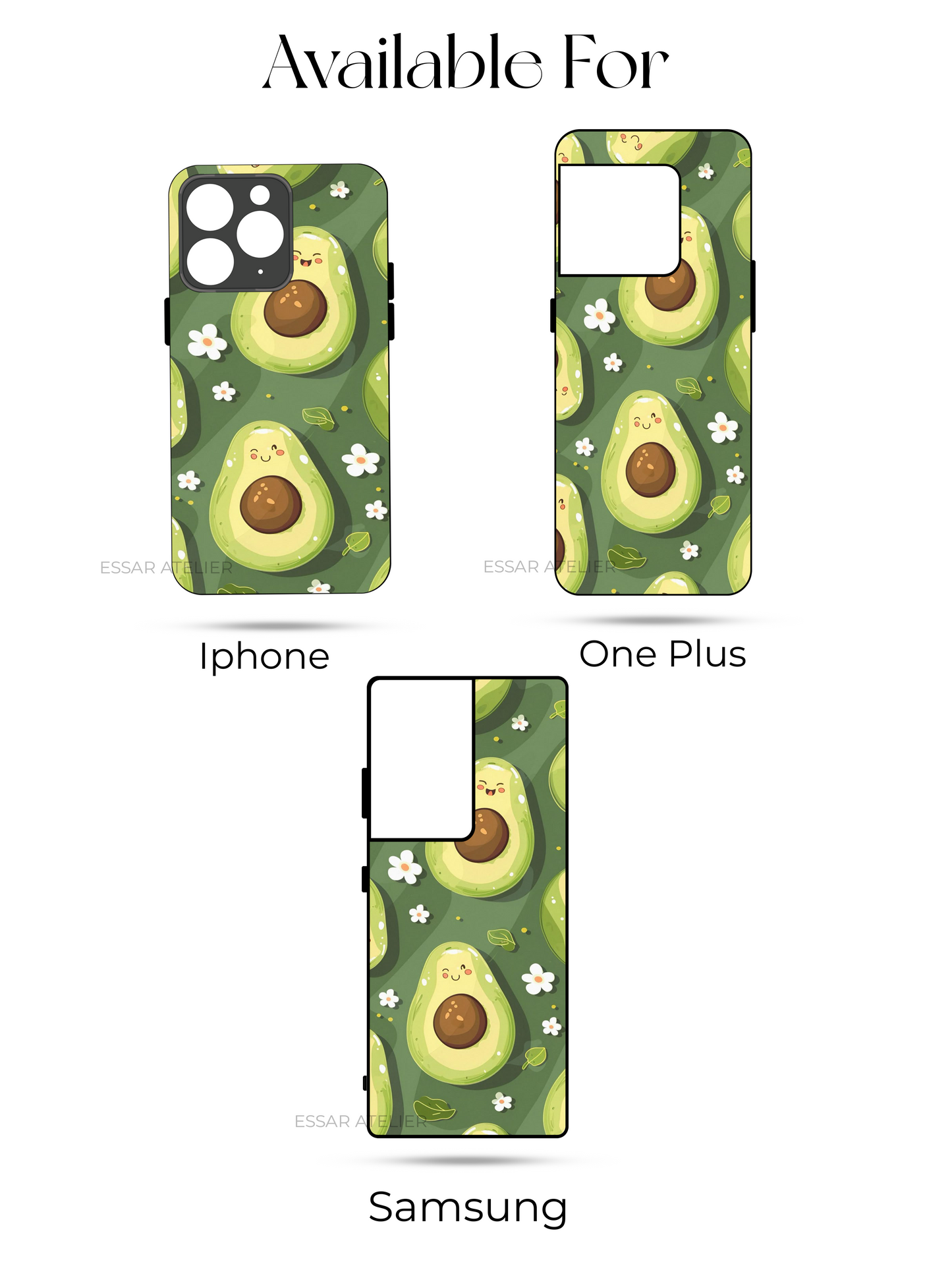 I Am Avacadoing Premium Glass Back Cover For iPhone 13,14,15,16 Models | 4K Permanent Prints | Gloss Finish