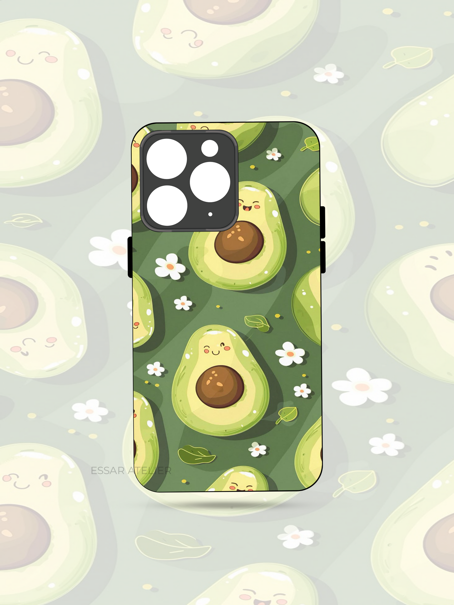 I Am Avacadoing Premium Glass Back Cover For iPhone 13,14,15,16 Models | 4K Permanent Prints | Gloss Finish