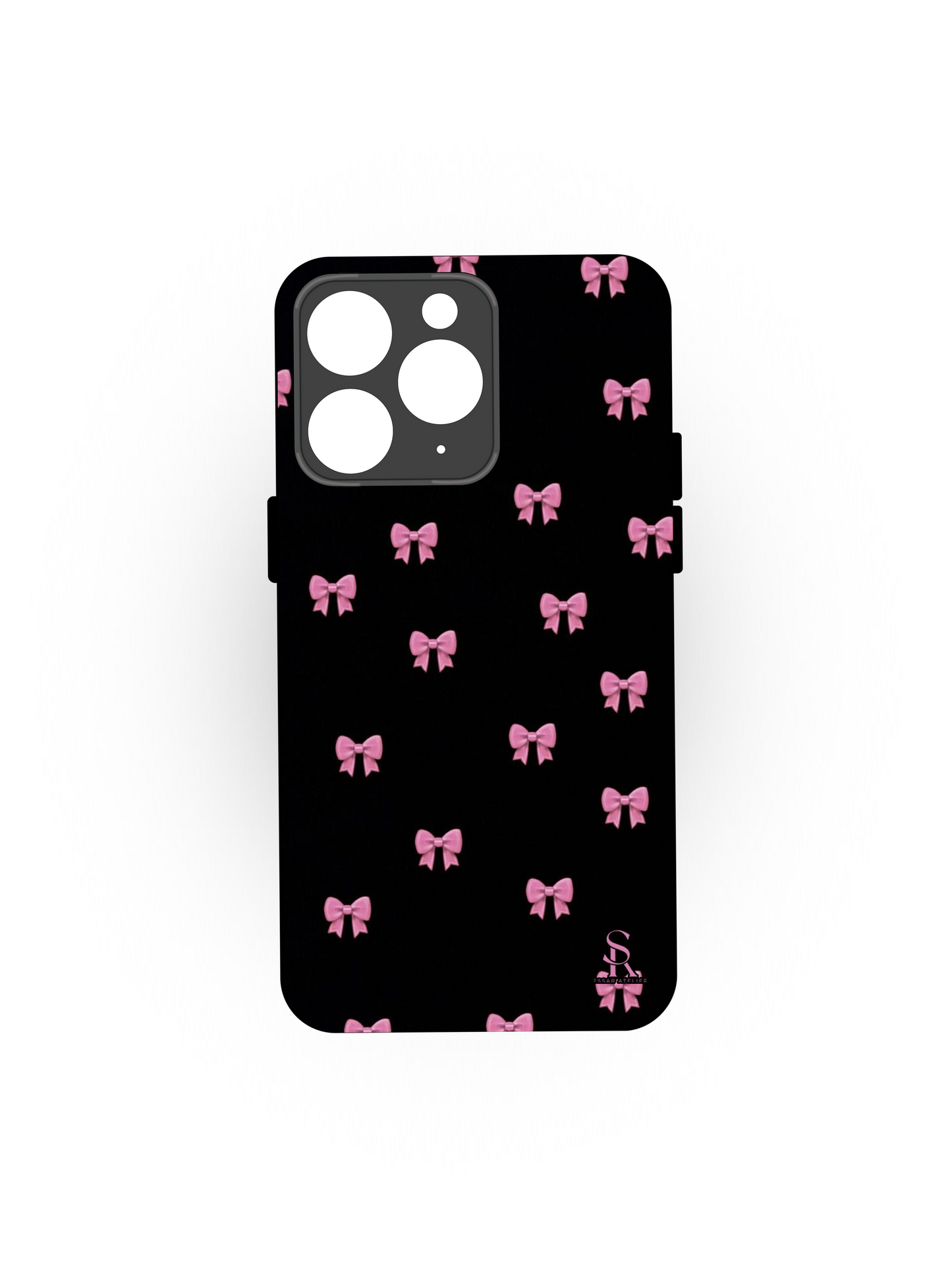 Bow Beaut Premium Glass Back Cover For iPhone 13,14,15,16 Models | 4K Permanent Prints | Gloss Finish