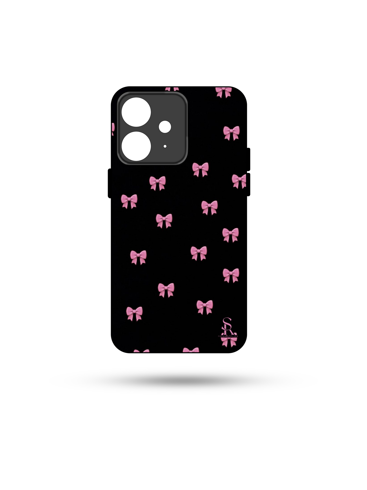 Bow Beaut Premium Glass Back Cover For iPhone 13,14,15,16 Models | 4K Permanent Prints | Gloss Finish