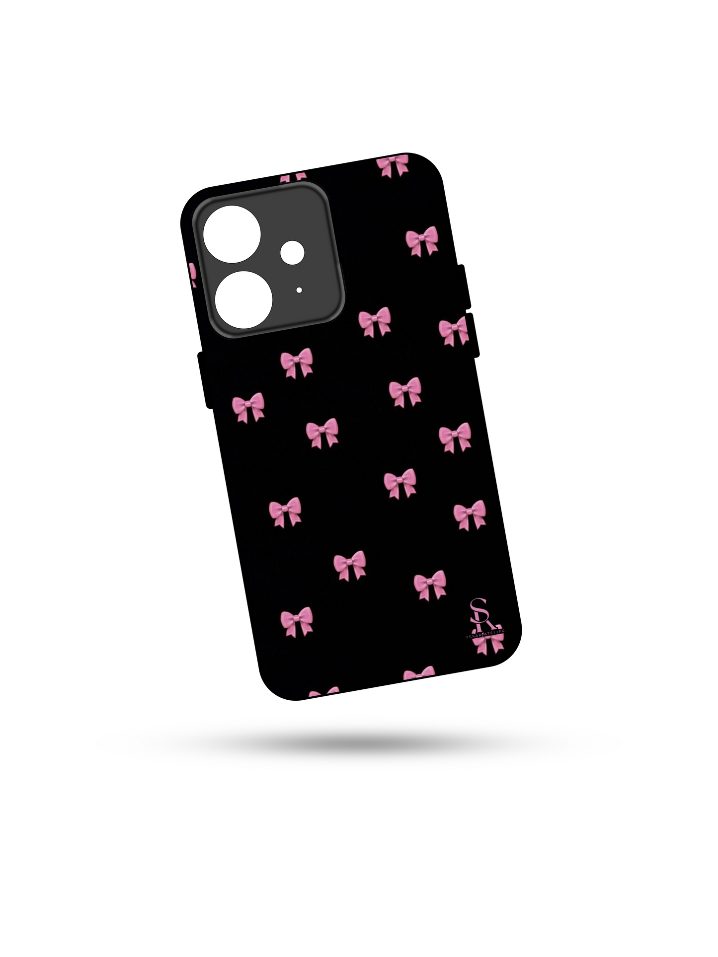 Bow Beaut Premium Glass Back Cover For iPhone 13,14,15,16 Models | 4K Permanent Prints | Gloss Finish