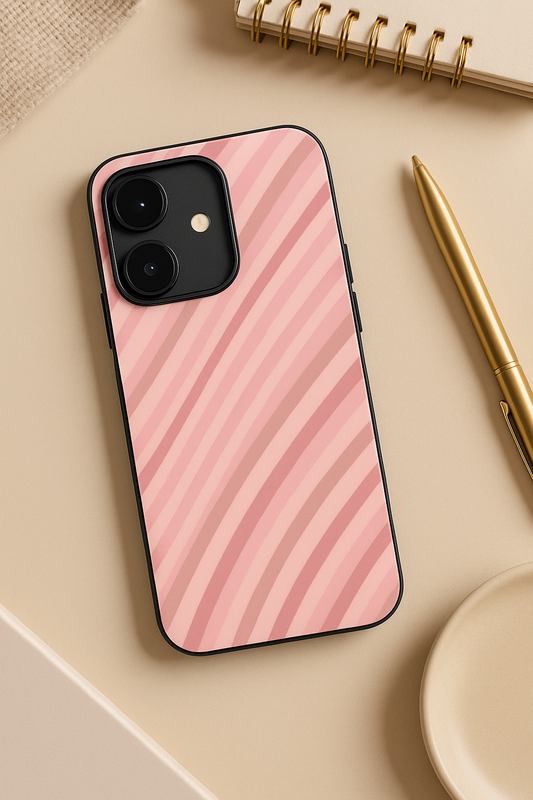 Abstract Lining  Premium Glass Back Cover For iPhone 13,14,15,16 Models | 4K Permanent Prints | Gloss Finish