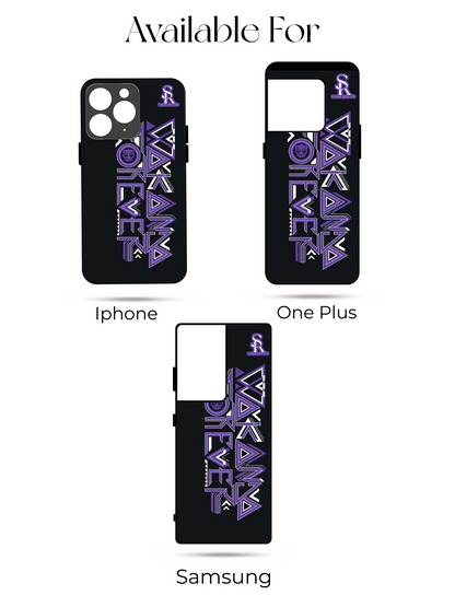 W.A.K.A.N.D.A Premium Glass Back Cover For iPhone 13,14,15,16 Models | 4K Permanent Prints | Gloss Finish
