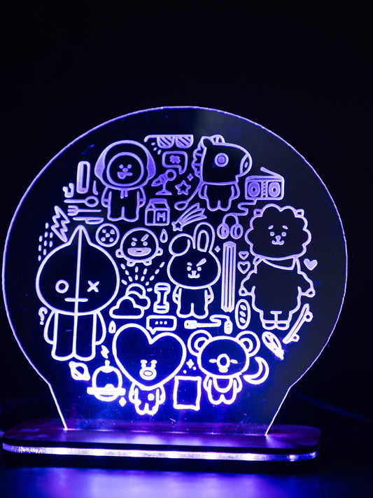 LED Side Table Lamp| BTS Graphic| NO COD