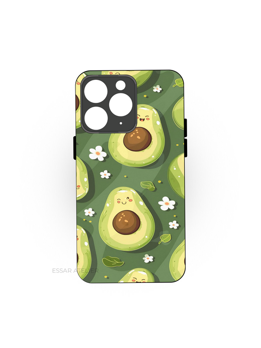 I Am Avacadoing   Premium Glass Back Cover For iPhone 13,14,15,16 Models | 4K Permanent Prints | Gloss Finish