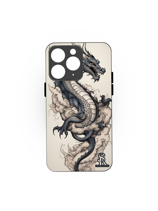 Dragon Graffiti Premium Glass Back Cover For iPhone 13,14,15,16 Models | 4K Permanent Prints | Gloss Finish