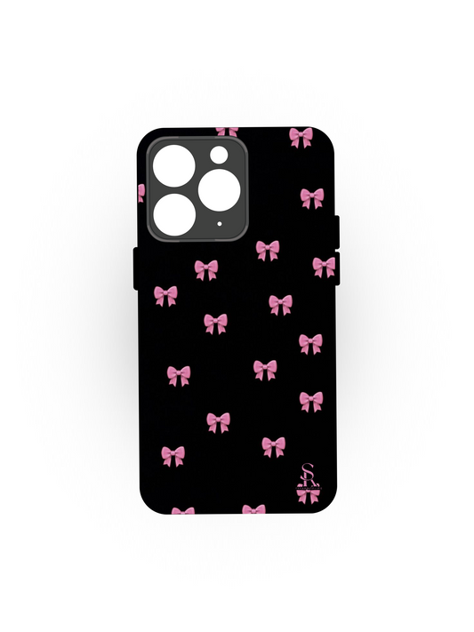 Bow Beaut Premium Glass Back Cover For iPhone 13,14,15,16 Models | 4K Permanent Prints | Gloss Finish