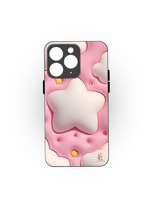 Pop-Star Comic Premium Glass Back Cover For iPhone 13,14,15,16 Models | 4K Permanent Prints | Gloss Finish