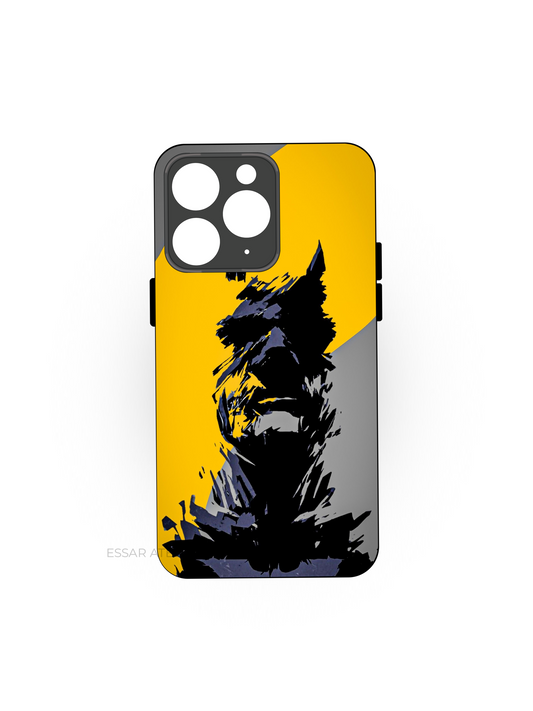 Who's Behind The Mask? Premium Glass Back Cover For iPhone 13,14,15,16 Models | 4K Permanent Prints | Gloss Finish