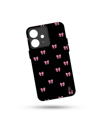 Bow Beaut Premium Glass Back Cover For iPhone 13,14,15,16 Models | 4K Permanent Prints | Gloss Finish