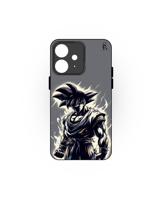 Goku Power Premium Glass Back Cover For iPhone 13,14,15,16 Models | 4K Permanent Prints | Gloss Finish